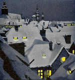 Blick über die schneebedeckten Dächer von Graz © Original Steiermärkisches Landesarchiv