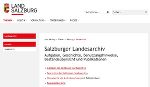 Website des Salzburger Landesarchivs